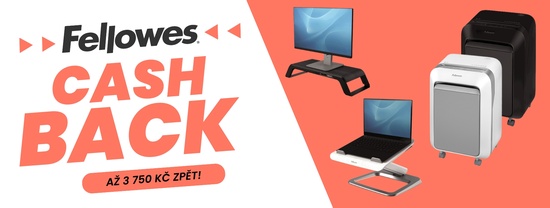 Získejte až 3 750 Kč zpět za nákup vybraných prooduktů Fellowes!