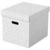 lon box Esselte Home, krychlov, bl, 3 ks