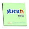 Samolepic bloek Stickn 76x76 mm, zelen