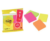 Bloek Post-it 51 x 38 mm, 100 lstk, 4 barvy