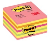 Bloek Post-it kostka 2028NP, 450 lstk, rov duha