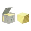 Bloek Post-it 6541B, recyklovan, lut, balen 6 ks