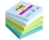 Bloek Post-it 654- 5SS-OAS Oasis, 76x76 mm, 5x90 lstk