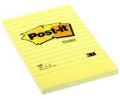 Bloek Post-it 660, 102x152 mm, linkovan, 100 lstk, lut