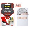 Montn prouky Scotch Fix 25x76 mm, oboustr.,2x8 ks - Akce