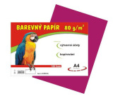 Barevn papr A4, 80 g, rov, 100 list