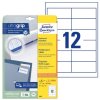 Univerzln etikety Avery 4781, 97x42,3 mm, bl, 25+5 list