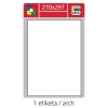 Etikety Economy 210x297 mm, matn, bl, 100 list