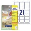 Snmateln etikety Avery L6023REV- 25, 63,5x38,1 mm, 25+5 list