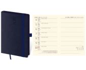 Diář Memory, týdenní, kapesní s gumičkou, tmavý modrý 2026