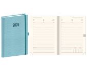 Diář Rivoli, denní, A5, světlý modrý 2026