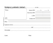 Vdajov pokladn doklad, A6, samopropisovac