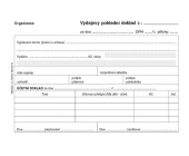 Vdajov pokladn doklad PDU, A6, samopropisovac