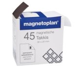 Samolepic magnety Magnetoplan Takkis, 30 x 20 mm, 45 ks