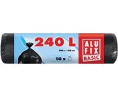 Pytel na odpad Alufix Basic 240 l, 20 mic, ern, 10 ks