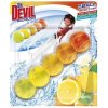 Zvs na WC Dr. Devil BiCOLOR 5ball, 35 g, Lemon fresh