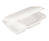 Menubox BIO z cukrov ttiny 25x16,2x6,3 cm, dvoudln, 50 ks